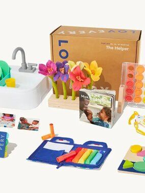 Lovevery The Helper Play Kit for ages approximately 25–27+ months.